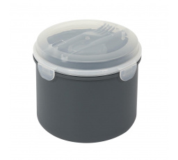 Lunch box Round 1,4l antracitový