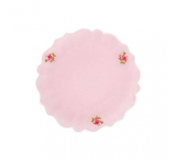PINK MILKY dezertní talíř s bílým okrajem 20 cm 731754