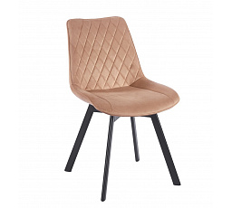 PŘEDPRODEJ -15 % do 25.09! Sametová židle - Riviera 24 cappuccino K62-FX