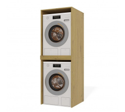 Skříňka na pračku a sušičku Pema TWIN dub artisan