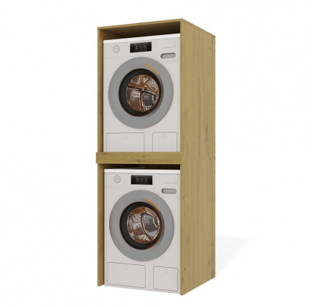 Skříňka na pračku a sušičku Pema TWIN dub artisan Skříňka na pračku a sušičku Pema TWIN dub artisan