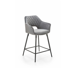 Barová židle H107, šedá