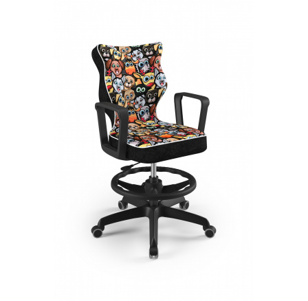 Kancelářské křeslo NORM, černá Storia 28 velikost 6 WK+P