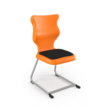 Židle C-Line Soft velikost 6, Oranžová/Šedá