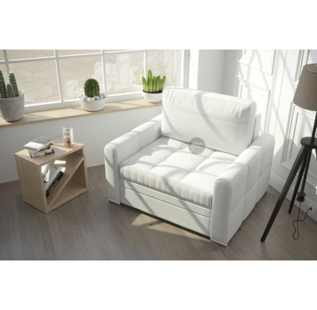 Křeslo VERONA 105 cm - bílá eko kůže Křeslo VERONA 105 cm - bílá eko kůže