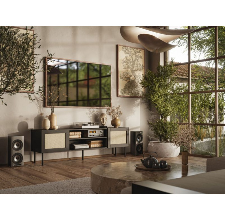 Tv komoda JUTA RTV, černá mat