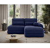 Ripeli Corner Sofa Bed with Storage, Dark Blue Velvet, Right-Hand Facing Modullo 40 180x128 Right 1