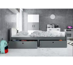 POSTEL PRO MLADÉ AREK RÁM POSTELE GRAFIT ZÁSUVKA GRAFIT 80 X 200 KPL