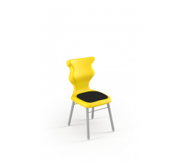 Židle Classic Soft velikost 1, sedák žlutý/opěradlo bílé
