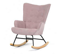 Houpací křeslo, růžová, látka, AK-371 PINK2