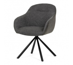 Jídelní židle, šedá, látka, DCH-Y1143 GREY2