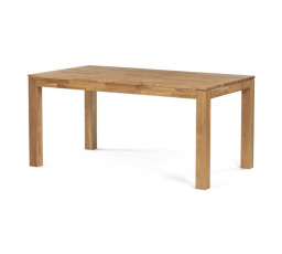 Jídelní stůl 160x90cm, masiv, přírodní, DS-H160 DUB