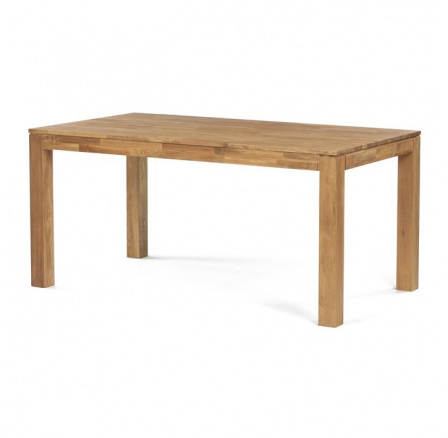 Jídelní stůl 160x90cm, masiv, přírodní, DS-H160 DUB