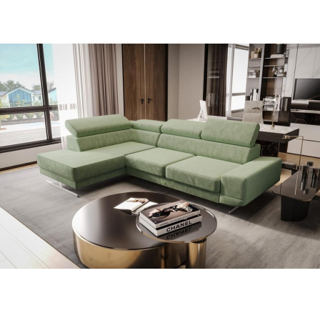 Rohová sedací souprava MILANO I - olivová, levá Rohová sedací souprava MILANO I - olivová, levá