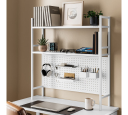 Kovový nástavec na stůl WENDY, 1150 x 980 x 220 mm, bílý