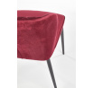 Jídelní židle K399, burgundová 