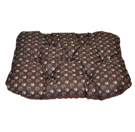 Podložka pro psa voděodolná zaoblená 80x60 cm tlapka hnědá Podložka pro psa voděodolná zaoblená 80x60 cm tlapka hnědá