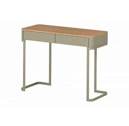 ELIVO KONZOLA 110 2SZ - eukalyptus / dub baltic dune / rám eukalyptus