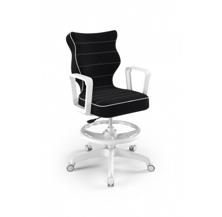 Kancelářské křeslo NORM, bílá Jasmine 01 velikost 5 WK+P