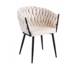Židle velvet - Riviera 06 béžová K7-FX (B)