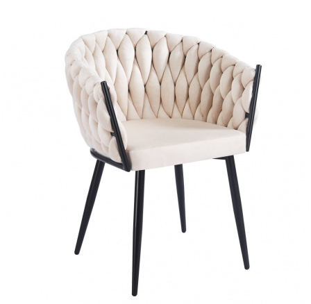 Židle velvet - Riviera 06 béžová K7-FX (B) Židle velvet - Riviera 06 béžová K7-FX (B)