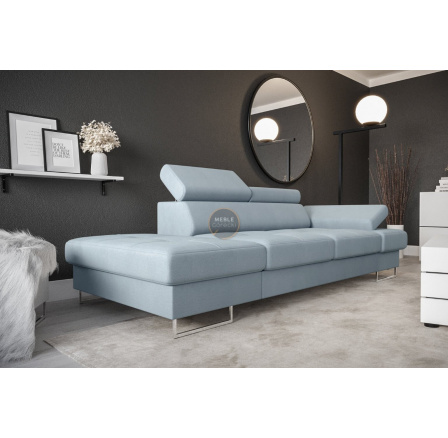 Sofa GALAXY II lenoška 235 cm - modrá, levá strana