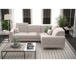 Rohová sedací souprava MALIBU 250X180 cm - pravá, béžová