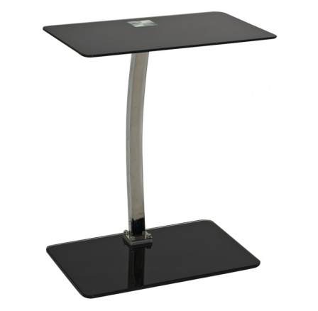 LIFTO ( LIFTOC )  odkládací stolek-sklo černé (S) (K150-Z)