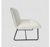 Křeslo NELOX v látce TEDDY BOUCLE ecru 63x69x73 cm 746338
