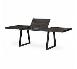 Jídelní stůl rozkládací 160-240x90 cm, lamino, šedý dub, HT-R5624 GREY