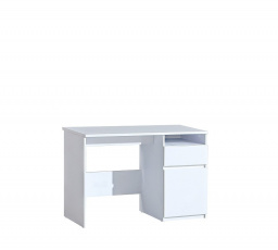 Systém "ARCA" AR7 (Psací stůl D S) - Barva: arktická bílá