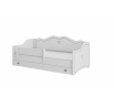 Postel s matrací EMKA Gray 160x80 Bílá+Šedá