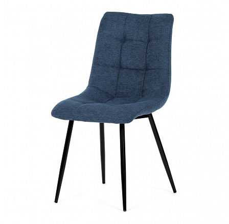 Jídelní židle, modrá, látka, DCL-193 BLUE2