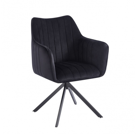 Židle velvet černá K10-FX Židle velvet černá K10-FX