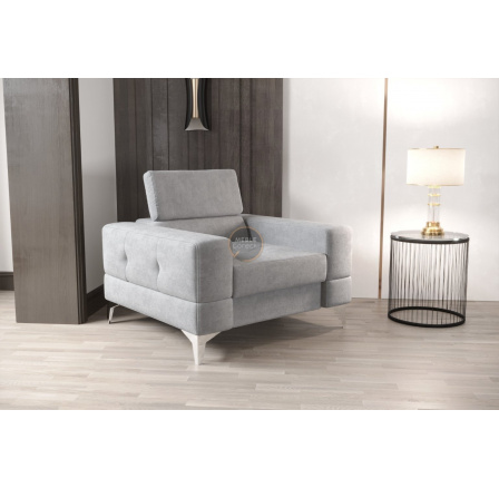 Křeslo TOSCANIA 100 cm - šedá