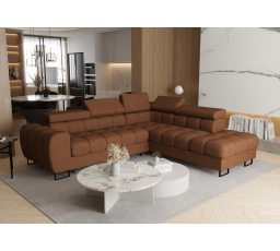 Rohová sedací souprava ASPEN 260x225 cm - pravá, oranžová