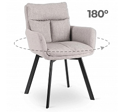 Otočná židle CORTADO Šedá