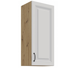 Horní skříňka STELLO - 40 G-90 1F, Dub Artisan/Bílý mat