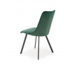 Jídelní židle K450, Zelený Bluvel/Černá