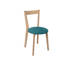 židle  IKKA dub sonoma/tyrkysová   (TX069/Modone 9704 turkis)