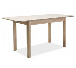 Jídelní stůl DIEGO II, dub sonoma - 105(140)x65