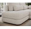 Ripeli Corner Sofa Bed with Storage, White Velvet, Right-Hand Facing Modullo 01 180x128 Right 1