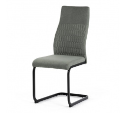 Jídelní židle, zelená, sametová látka, DCL-X7018 GRN2