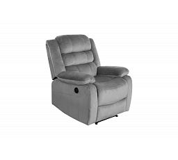 Elektricky polohovatelné relaxační křeslo velvet šedé FR7-FXJG