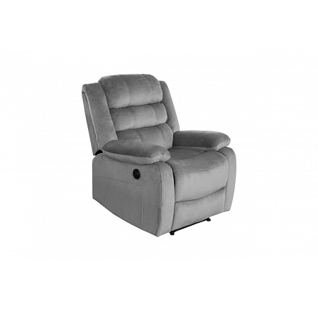 Elektricky polohovatelné relaxační křeslo velvet šedé FR7-FXJG Elektricky polohovatelné relaxační křeslo velvet šedé FR7-FXJG