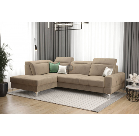 Rohová sedací souprava MALIBU MINI 180X250 - levá, béžová Rohová sedací souprava MALIBU MINI 180X250 - levá, béžová
