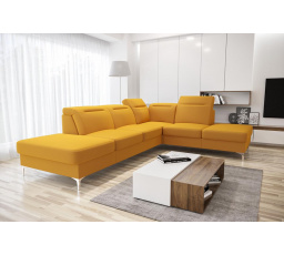 Rohová sedací souprava OSLO 295x220 - žlutá , pravá