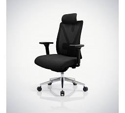 Ergonomická kancelářská židle černá se síťovinou VECTOT