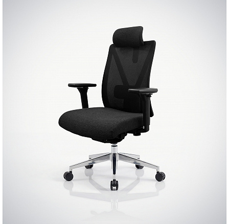 Ergonomická kancelářská židle černá se síťovinou VECTOT Ergonomická kancelářská židle černá se síťovinou VECTOT