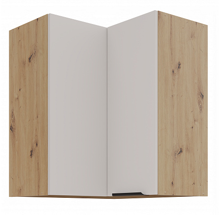 Horní rohová skříňka SOLEA - 60x60 GN-72 2F (90°), Dub Artisan/Kašmír